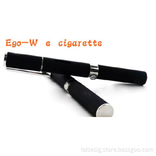 Ego W Electronic Cigarette with Manual Switch / Diamond Button /650mAh Battery / Clear-Atomizer